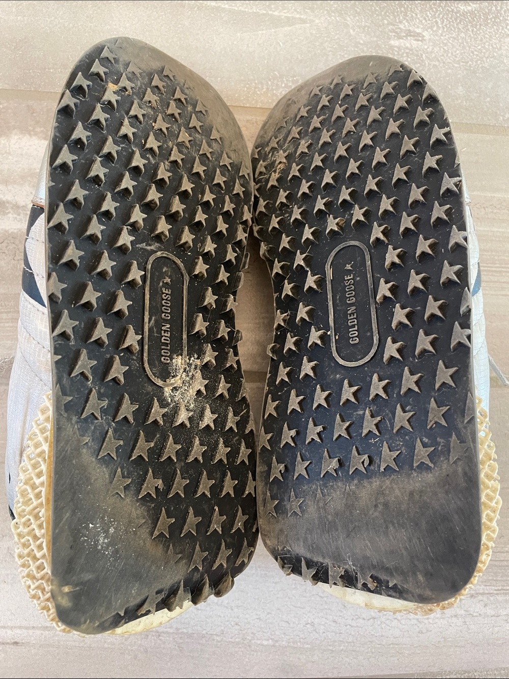 Golden Goose Marathon Silver Black Women’s 38 *FLAWS* - Picture 14 of 16